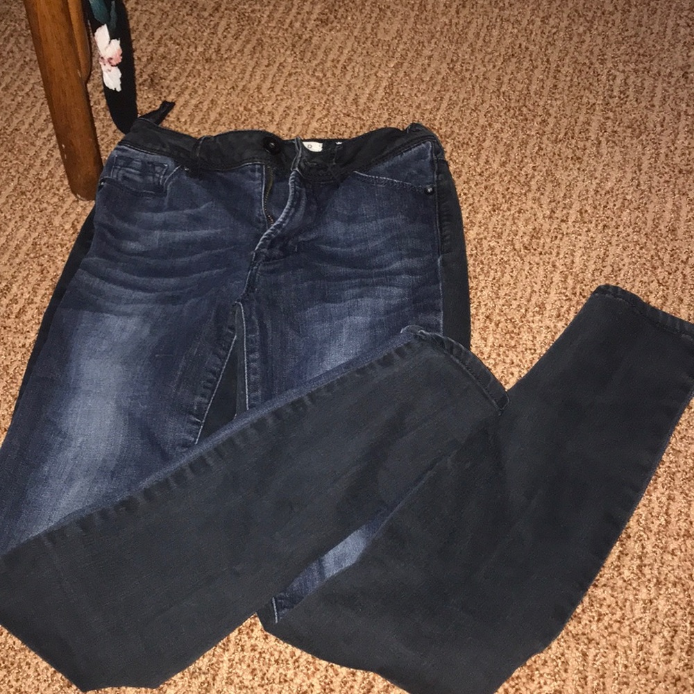 Duel colored jeans